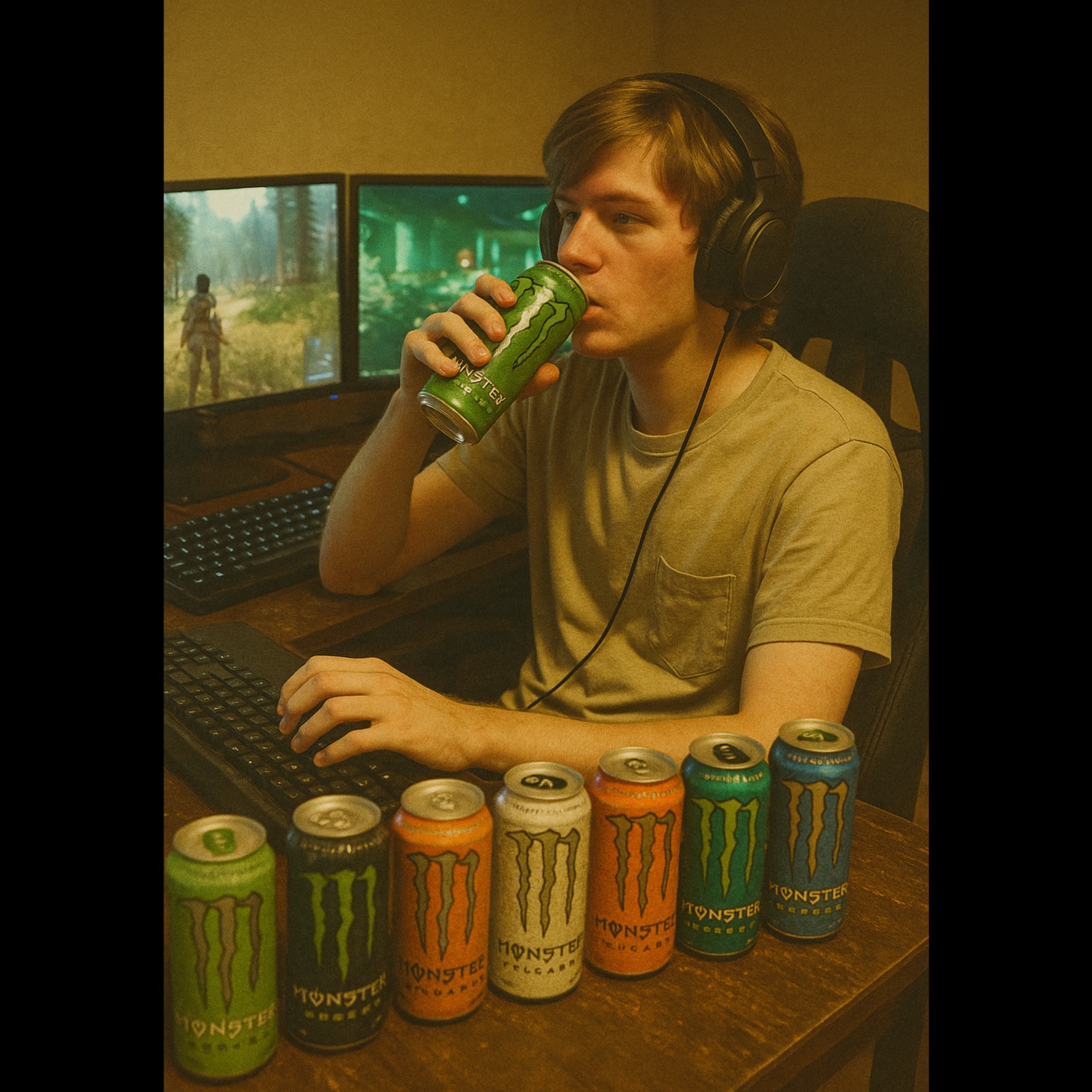 Monster Dreams (Gamer x Monster Energy)