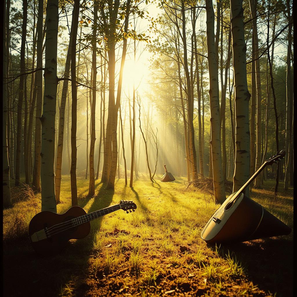 Sun on Birch Strings [INST]